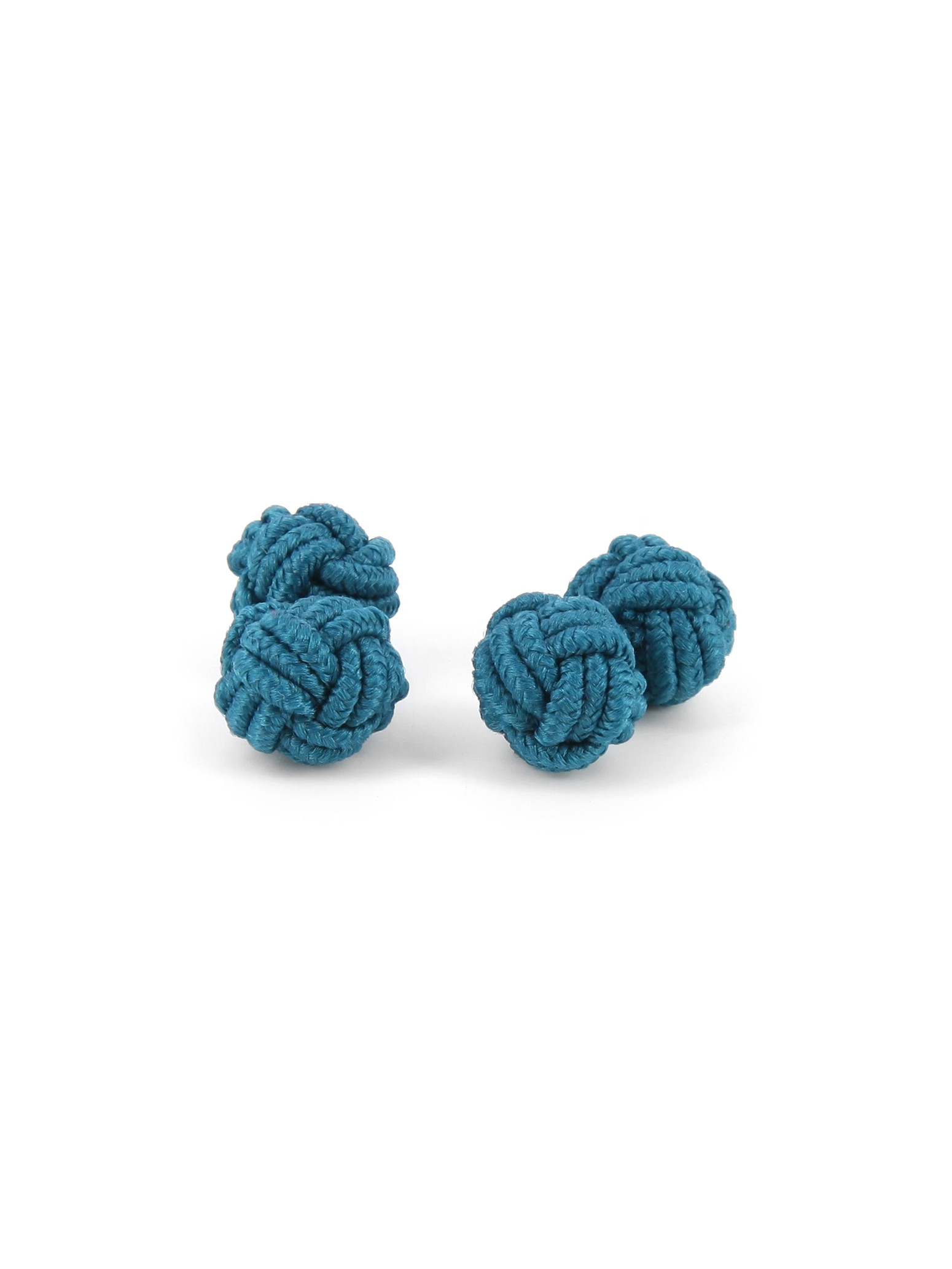 Boutons de manchette baril passementerie bleu et bleu pale Boutons de manchette baril passementerie bleu et bleu pale