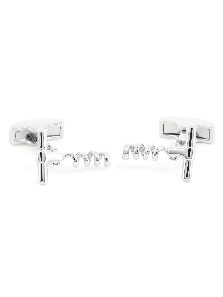 Boutons De Manchette Homme - Modèle Pistolet Punk Rock Noir | 19 X 16 Mm - 2 Paires | Pour Smoking, Cadeau Élégant