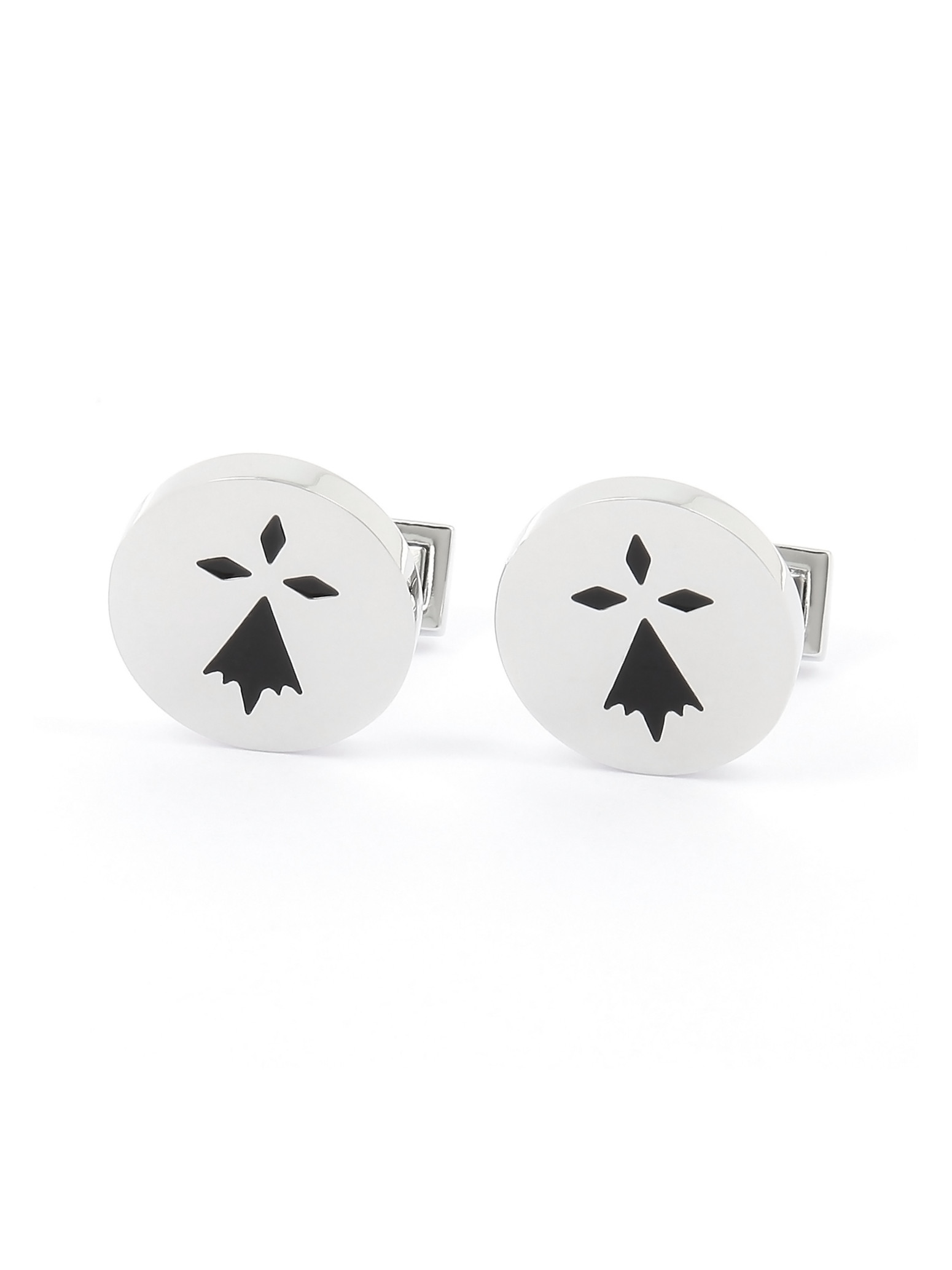 Boutons De Manchette Hommes Pistolet Punk Rock - Noir 19x16mm - 2 Paires - Accessoire Smoking Cadeau