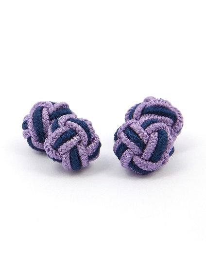 Passementerie bleu marine et parme Bombay
