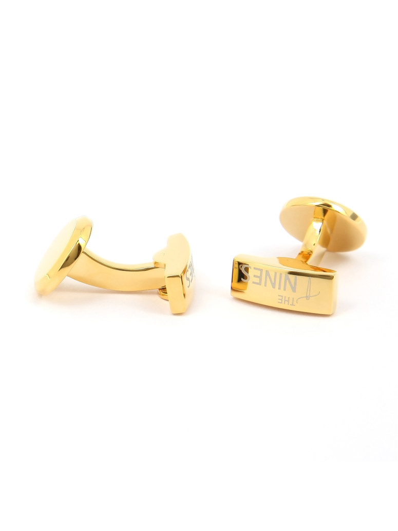 Boutons De Manchette Vintage En Or 9 Carats - Or Jaune 6,7 G