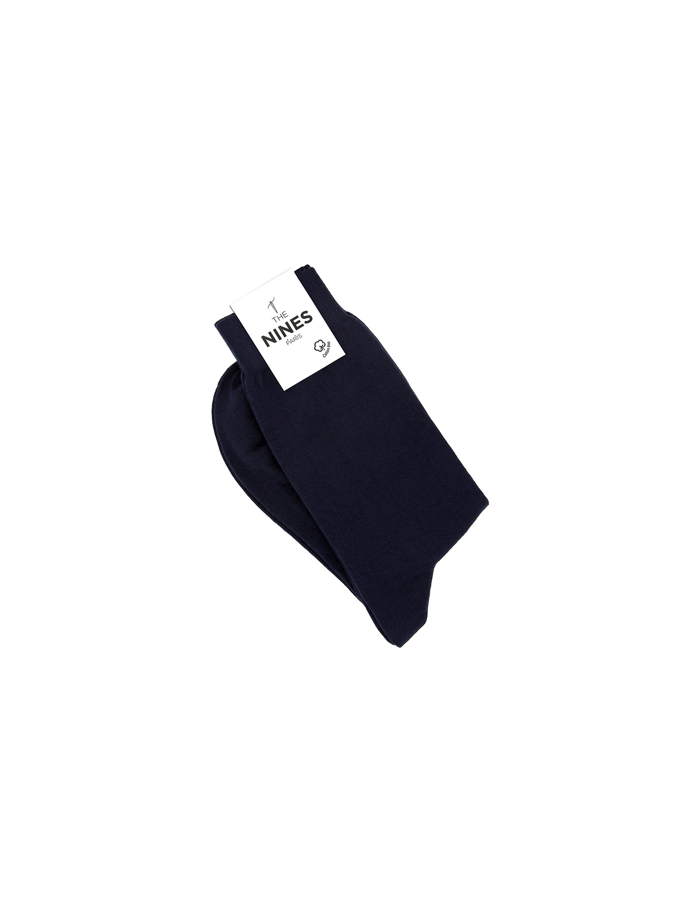Chaussettes Hautes Montantes Bleu Marine Avec Ruban Satin - Taille Unique - Neuf