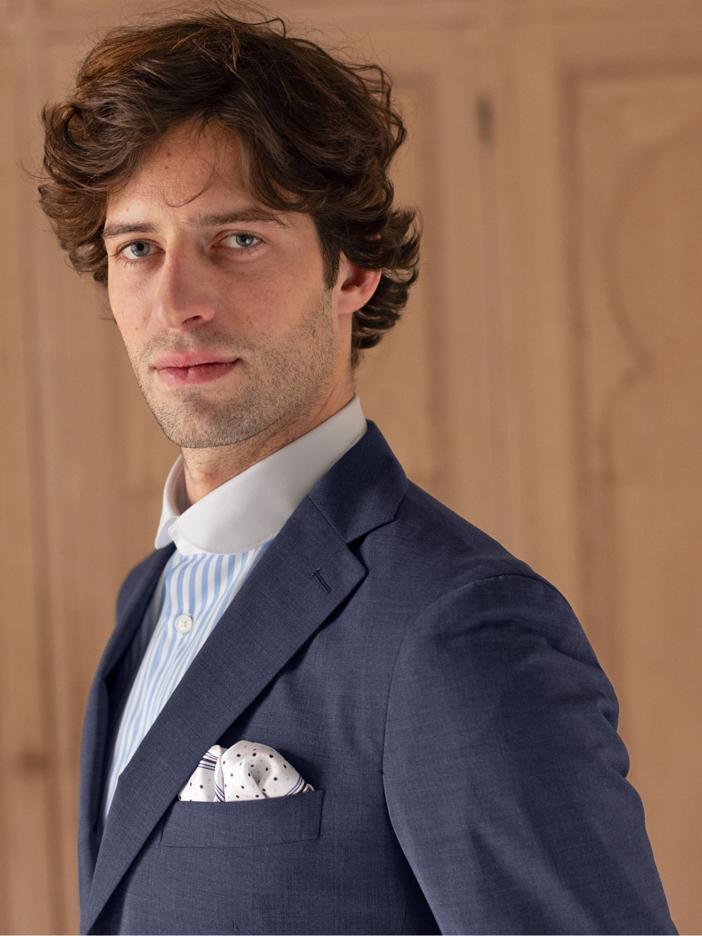 Costume Boglioli Extra-mince 'Sforza' En Laine Grise - Taille 46R (EU 56) Neuf Avec étiquette