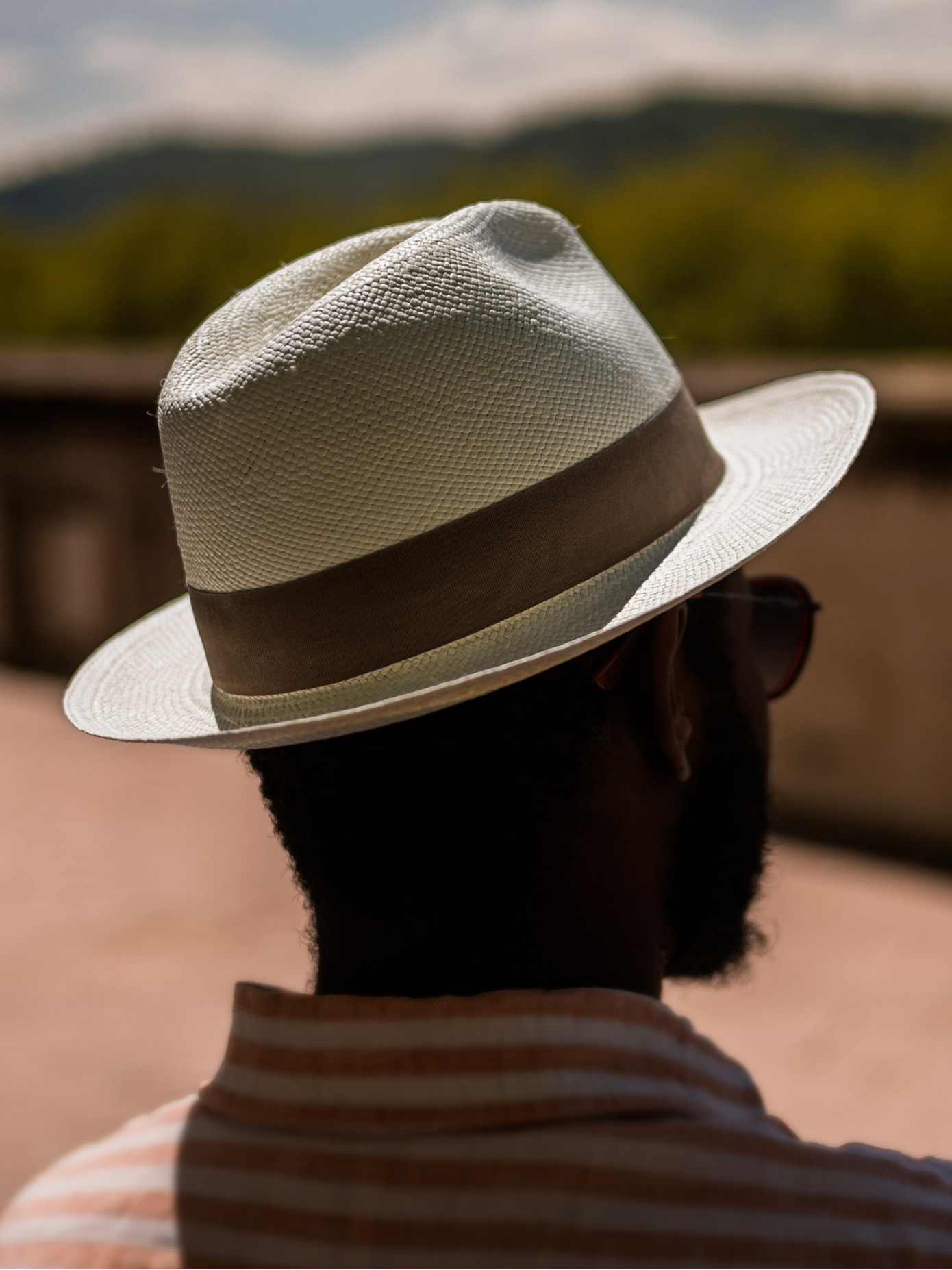 Chapeau Panama Véritable Cond'or Hat - Taille L - Blanc - Fait Main En Equateur - Neuf Avec étiquette