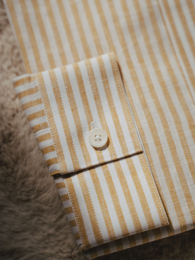 Richmond Blanc Chemise en Coton 48 Rayé Manches Richmond Blanc Chemise en Coton 48 Rayé Manches