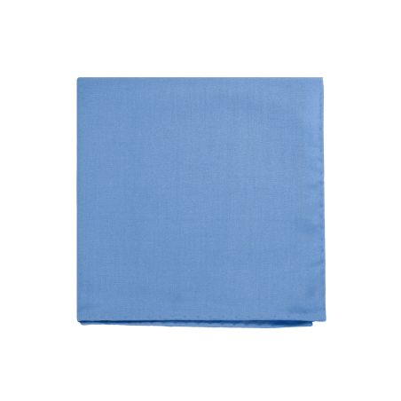 Pochette de costume en soie bleu roi Amalfi