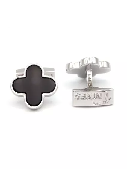 Boutons de manchette en onyx Vendôme