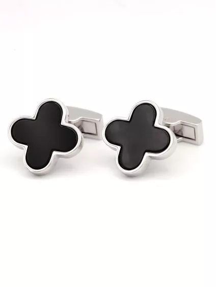 Boutons de manchette en onyx Vendôme