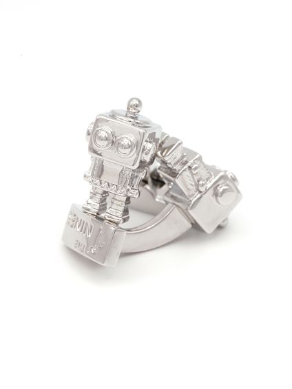 Boutons de manchette robot