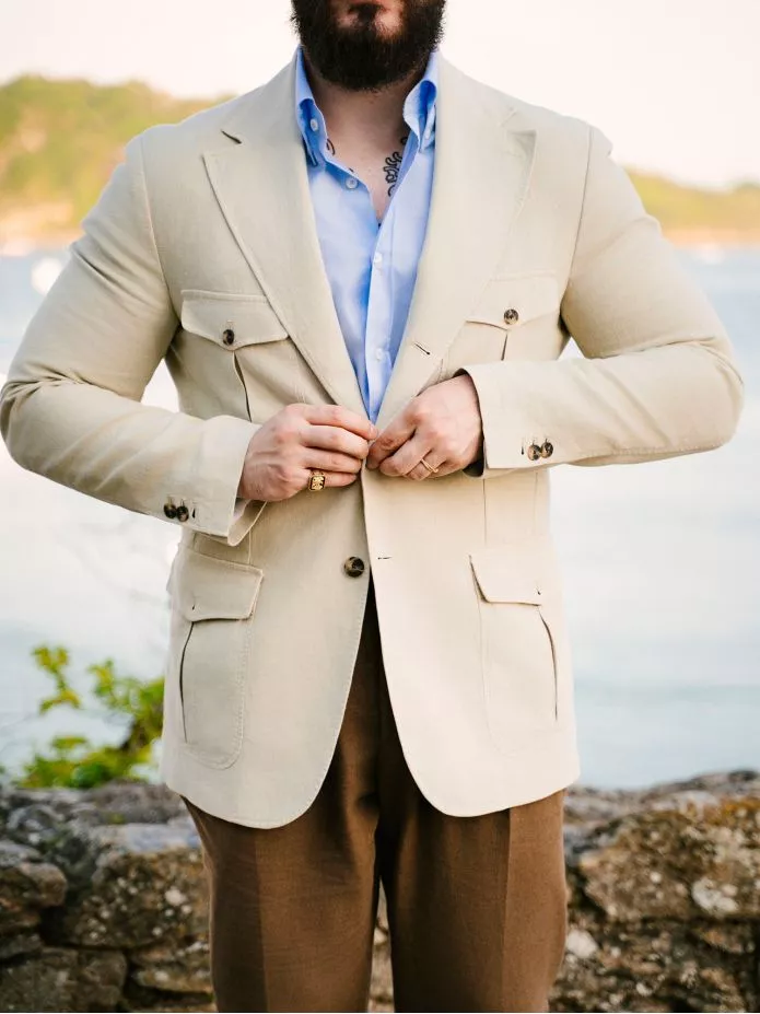 Veste saharienne beige - Litha