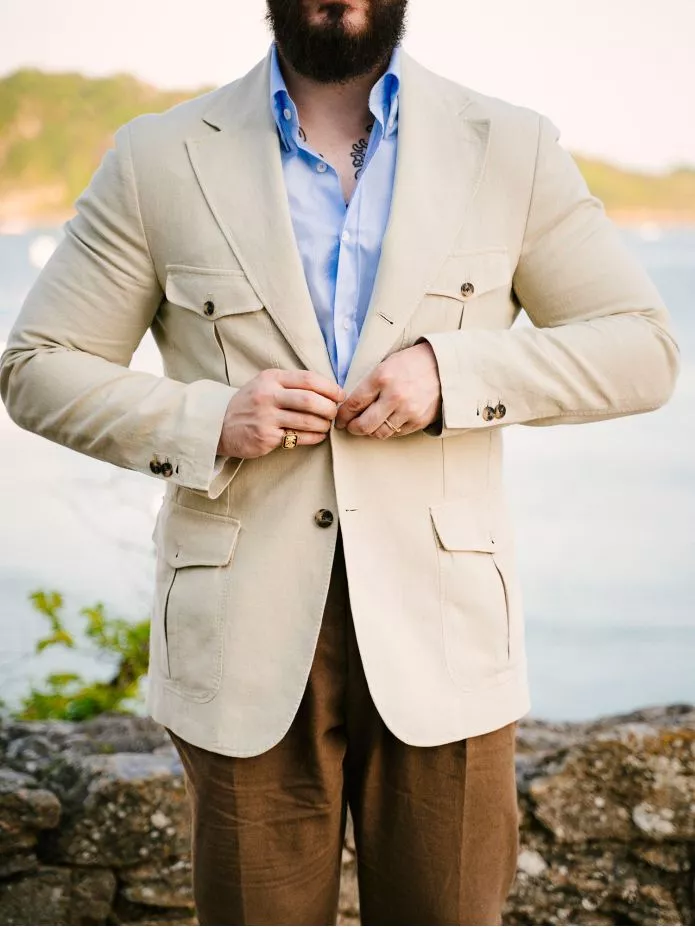 Veste saharienne beige - Litha