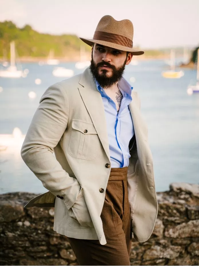 Veste saharienne beige - Litha