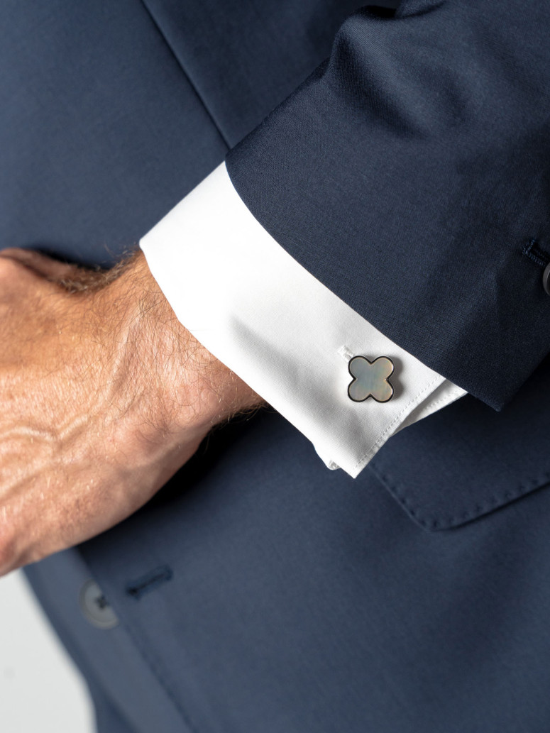 Boutons de manchette en nacre Vendôme