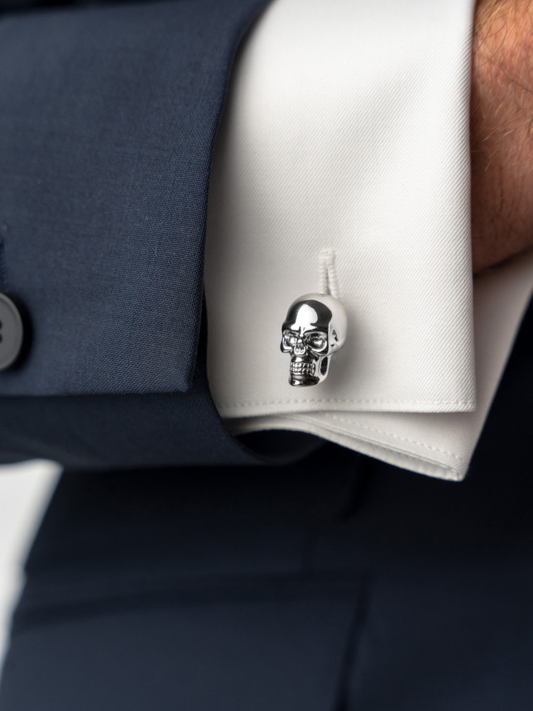 Boutons de manchette crâne Saint Domingue