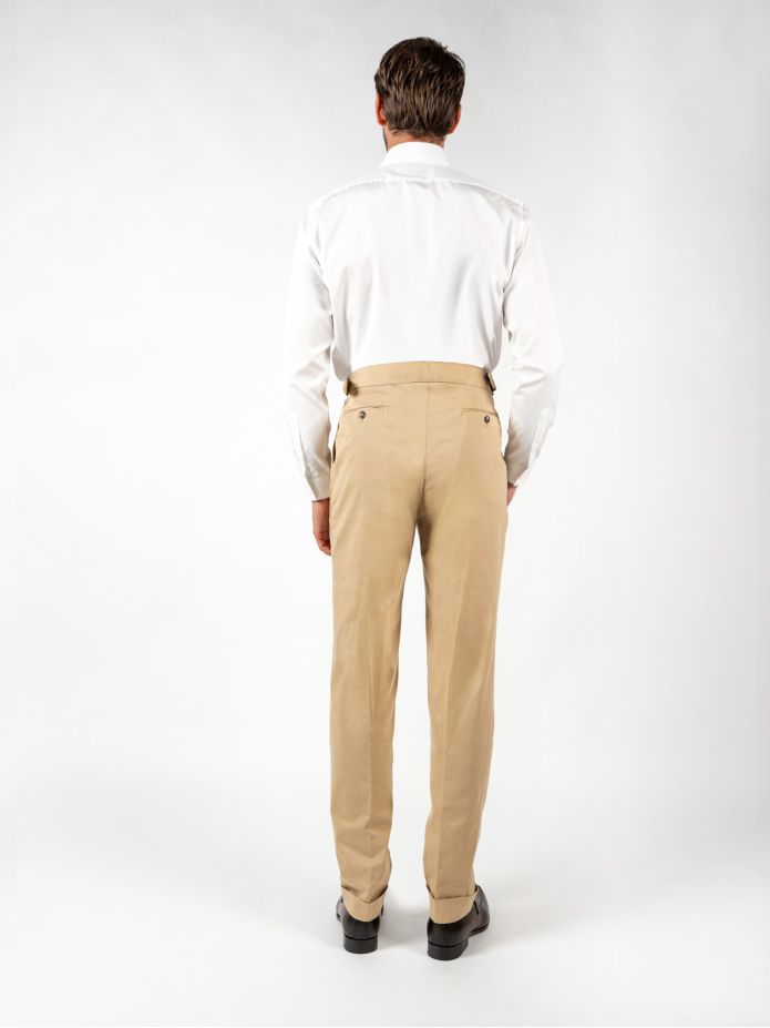 Pantalon à pinces brun - Bilbao