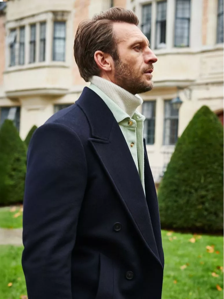 Surchemise verte en flanelle de coton