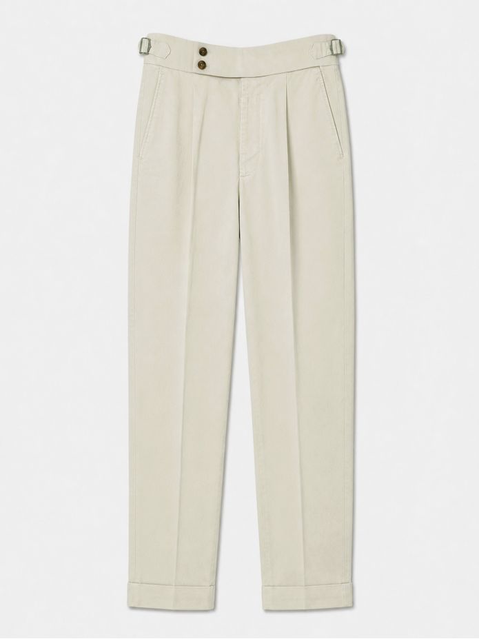 Pantalon à pinces beige - Braga