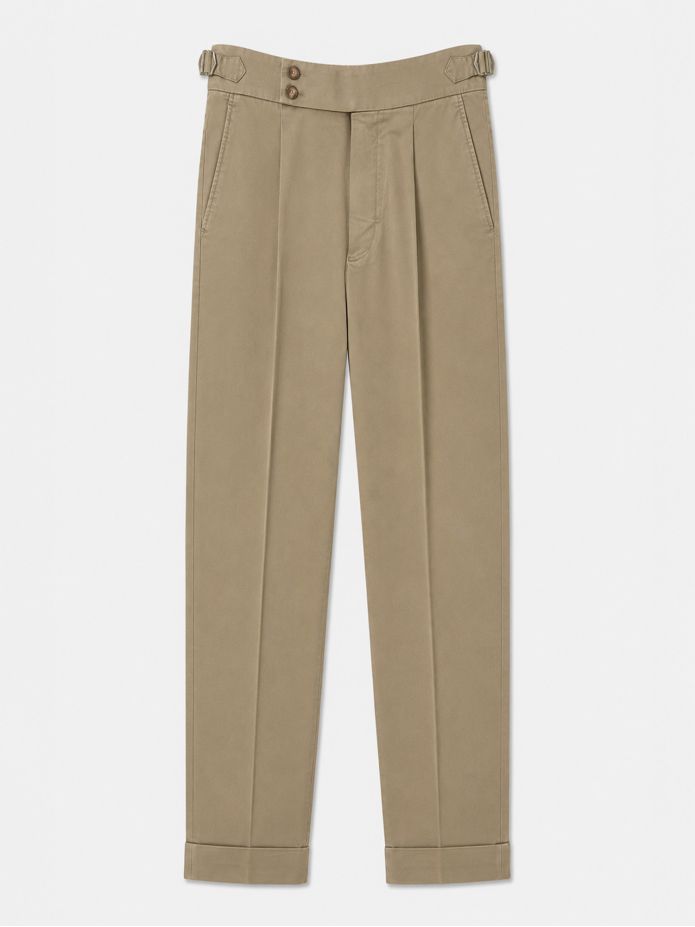 Pantalon à pinces taupe - Braga