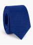 Cravate grenadine de soie bleue Grenadines IV