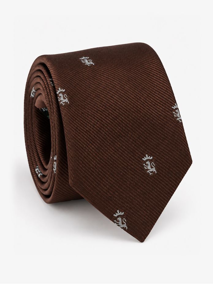 Cv Marron A Motif Lion