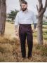 Pantalon de costume gurkha bordeaux Dharan