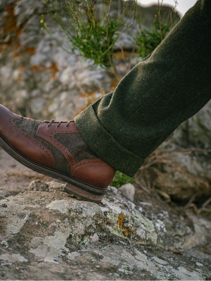 Pantalon de costume en vert loden Kildare