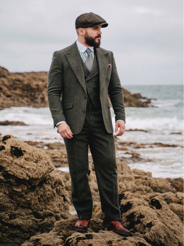 Veste de costume vert loden Kildare