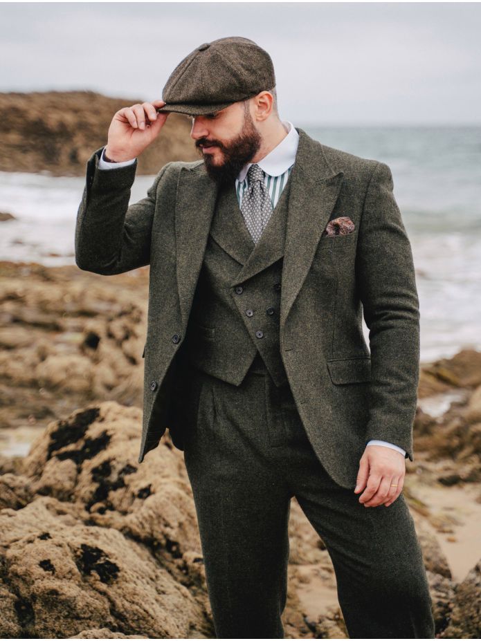 Veste de costume vert loden Kildare