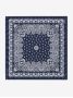 Bandana bleu marine à motif paisley LISBURN