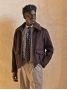 Blouson zippé marron John