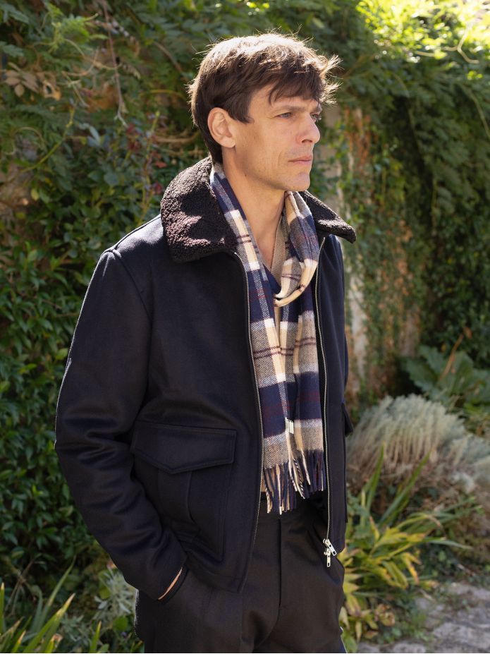 Blouson zippé Marine John