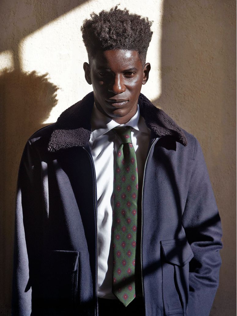 Blouson zippé Marine John