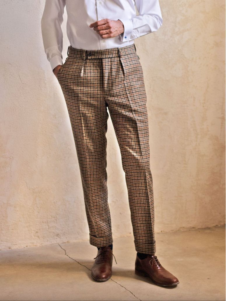 Pantalon de costume marron Ross