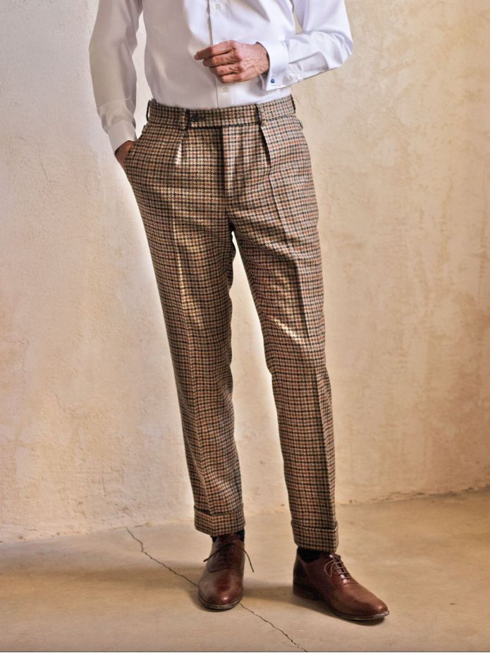 Pantalon de costume marron Ross