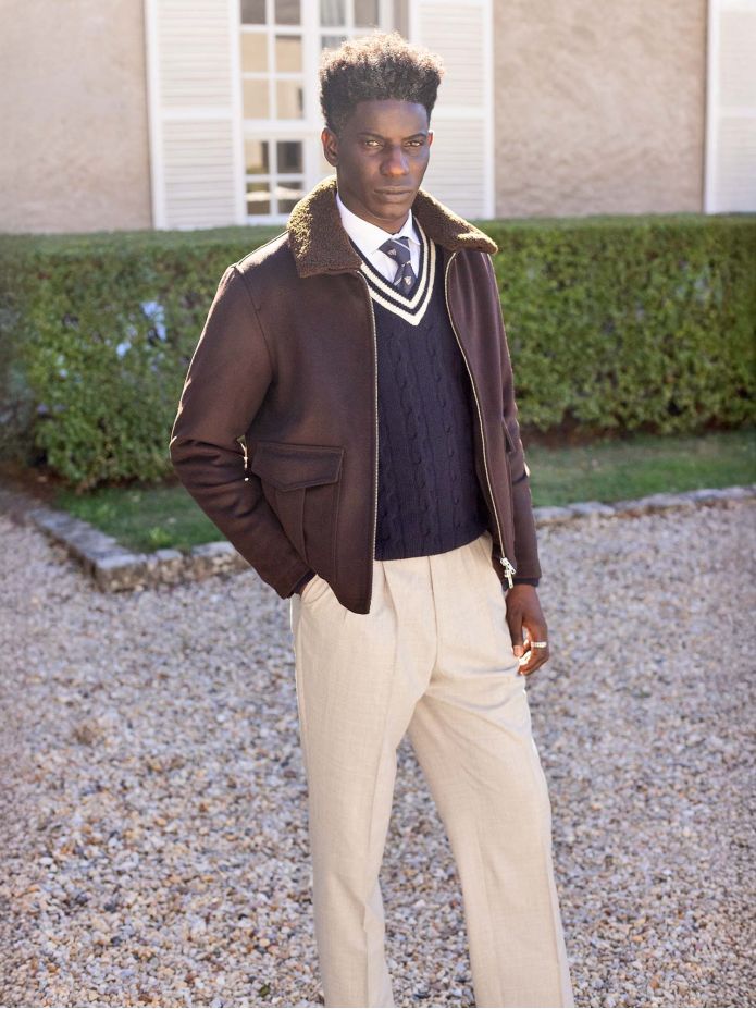 Pantalon beige Faro