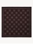 Pochette de costume marron à motifs