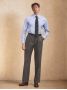 Pantalon flanelle taille haute gris Faro