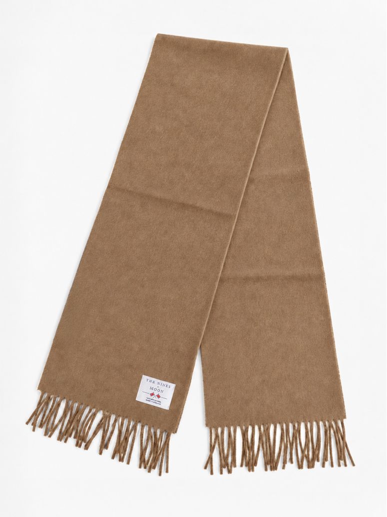 Écharpe en laine camel The Nines x Moon