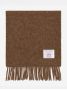 Écharpe en laine chocolat The Nines x Moon