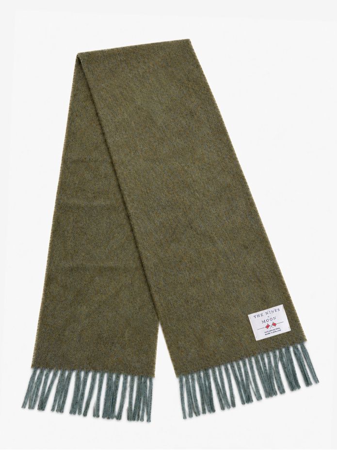Écharpe en laine vert loden The Nines x Moon