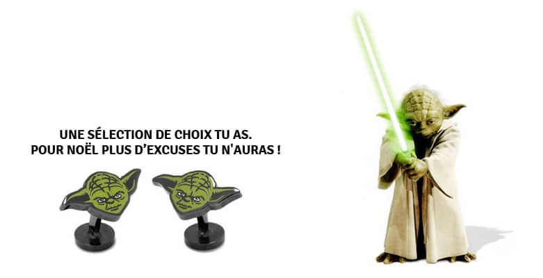 Yoda boutons de manchette