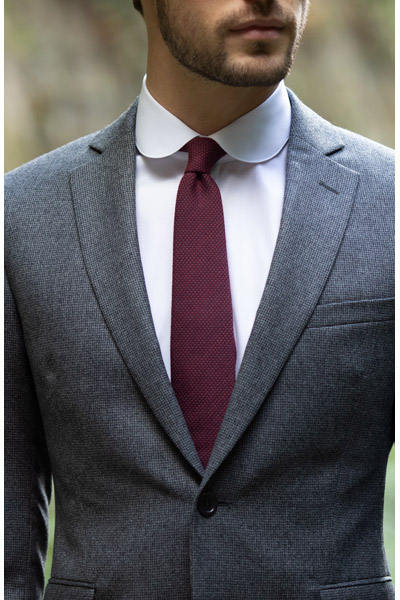 Chemise col rond club pinky blinders