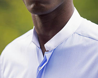 gola invertida camisa sea island