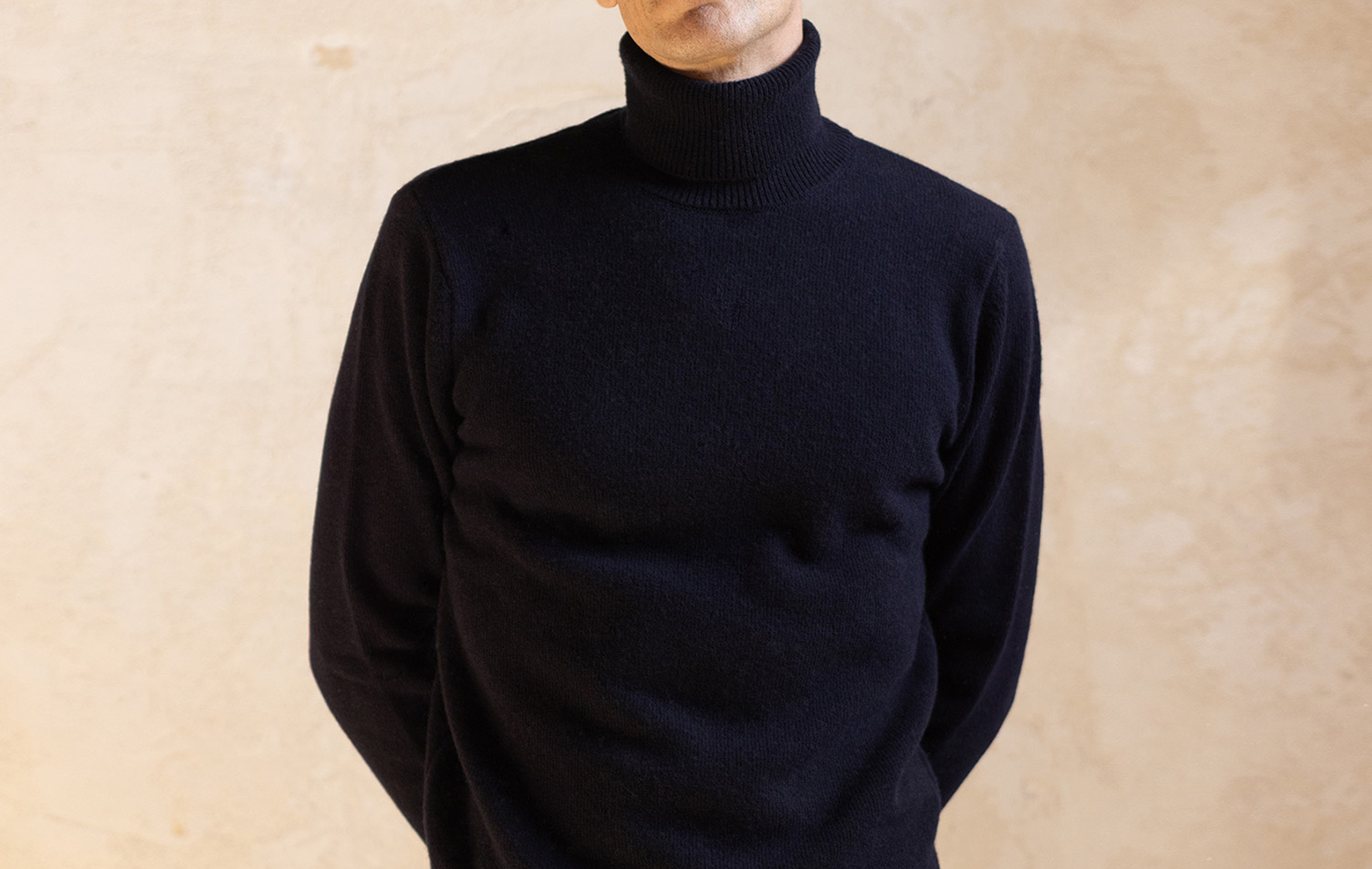 pull col roulé homme tendance