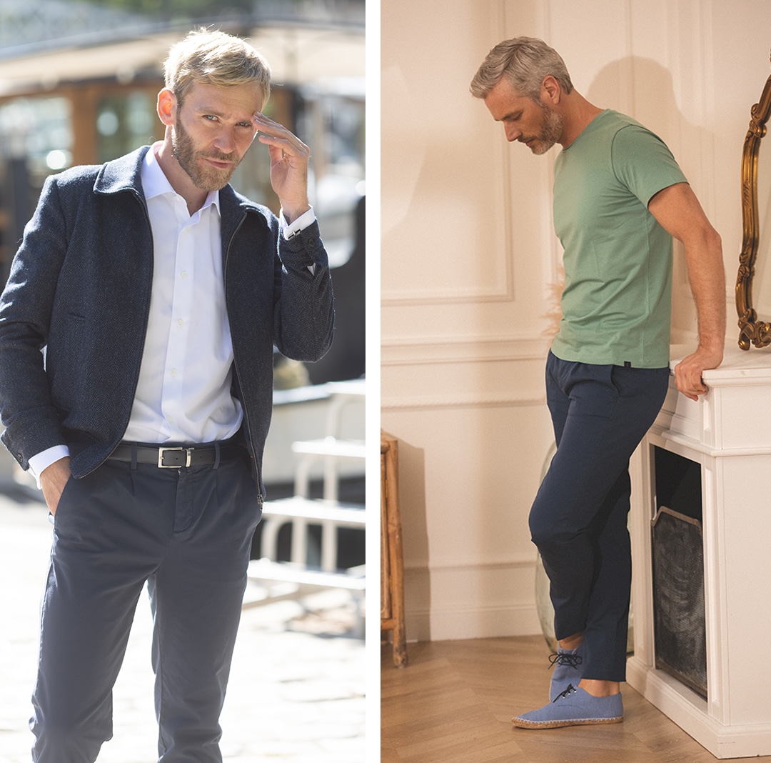 Everything You Need To Know About What To Wear With Blue Chinos – Perk ...