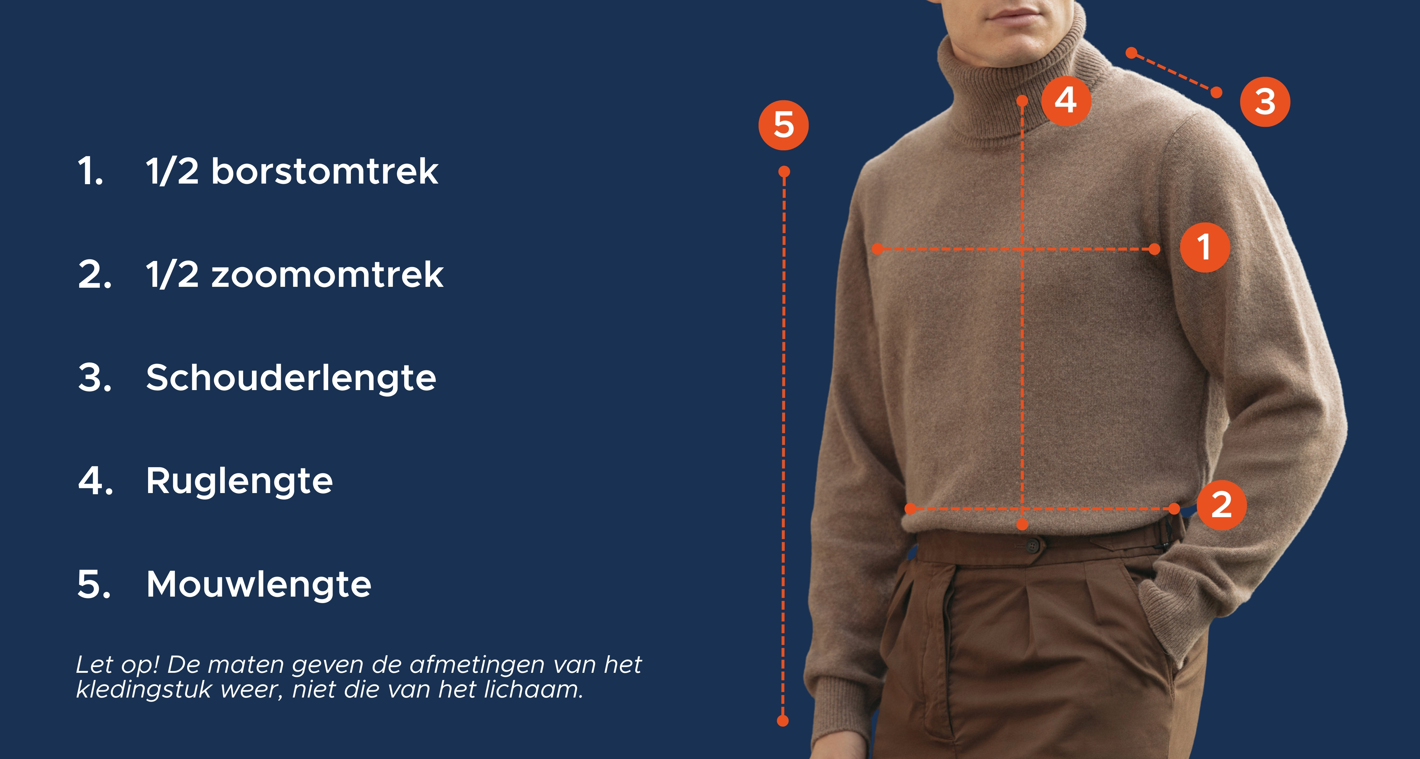 Maattabel truien