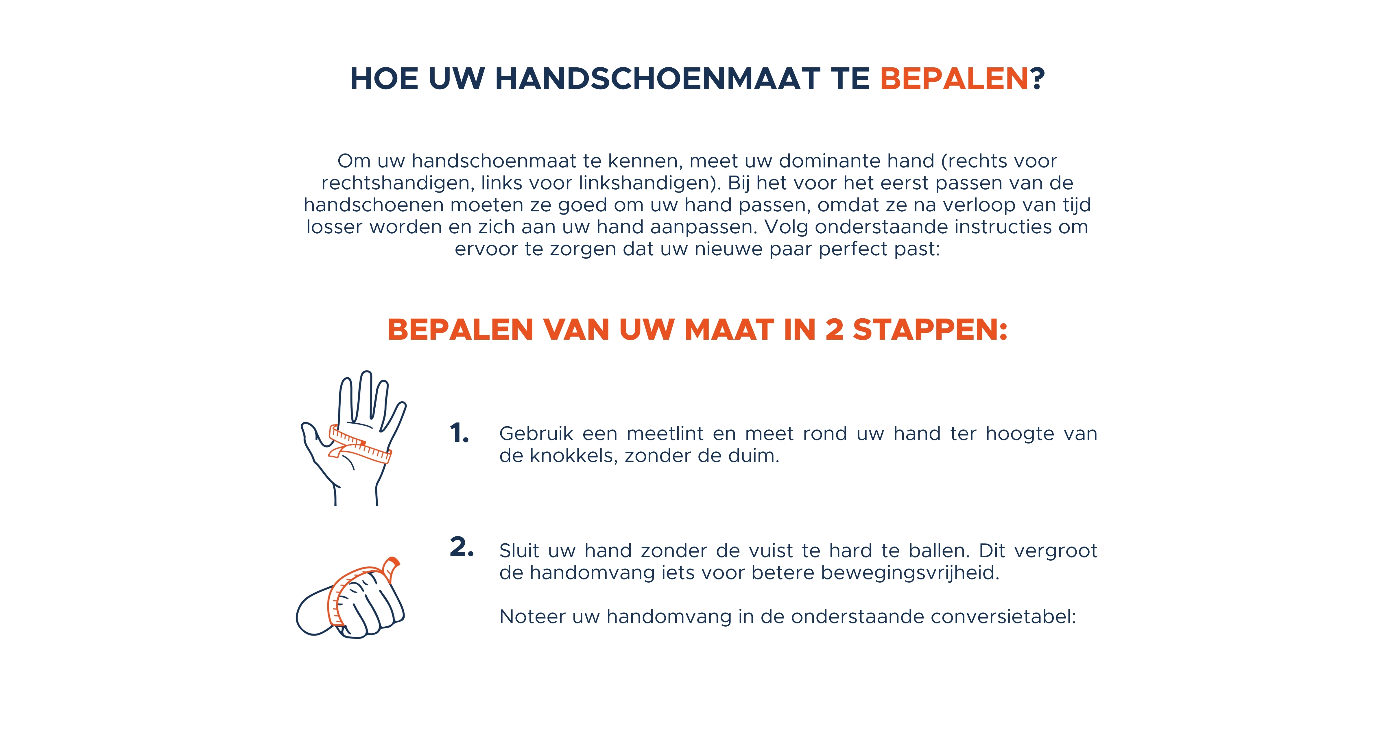 Maattabel riemen THE NINES