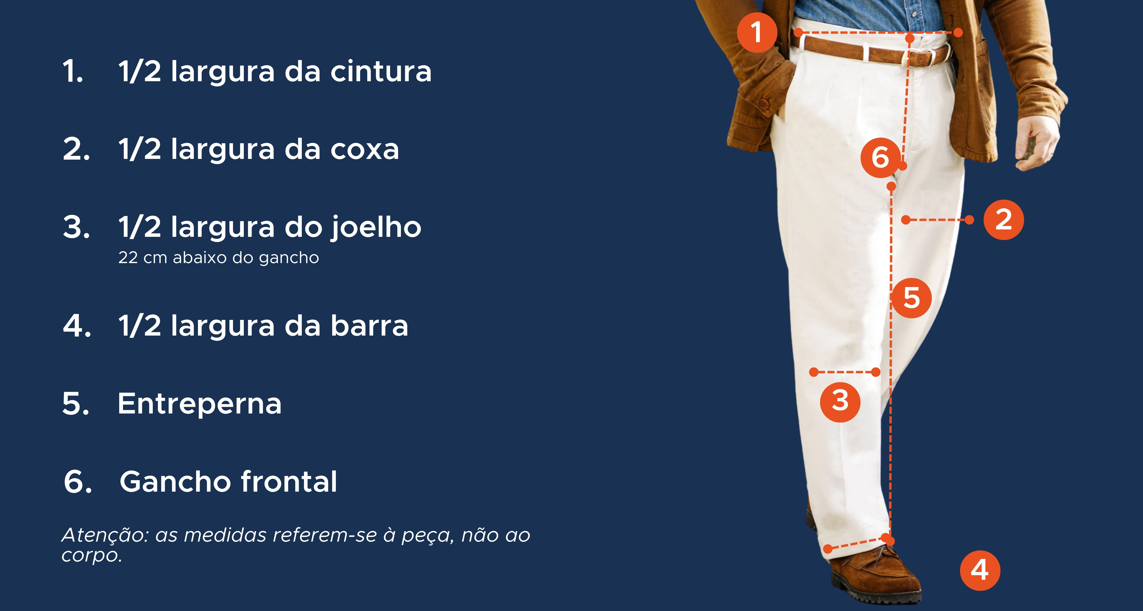 Guia de tamanhos Camisa THE NINES