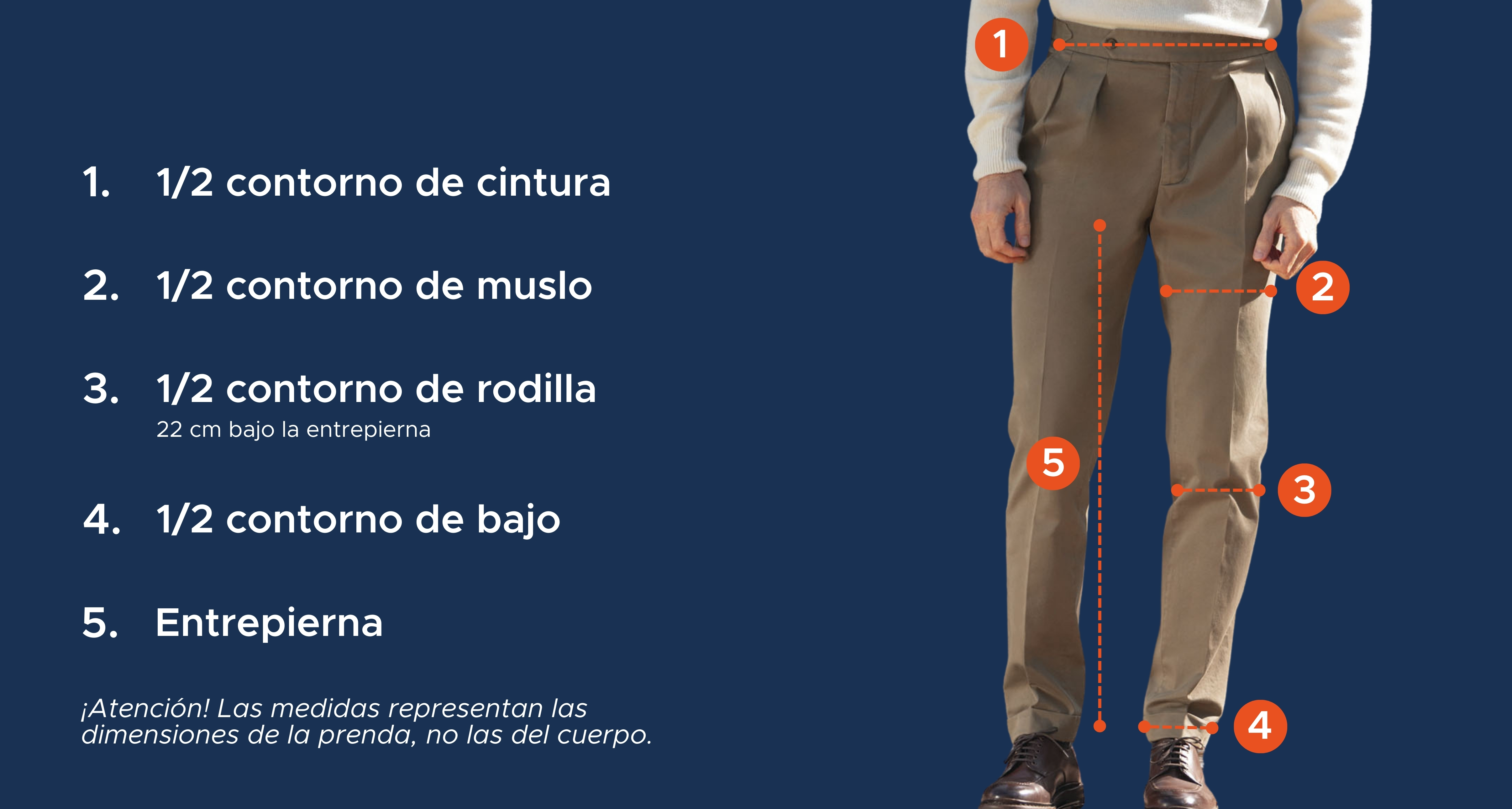 Guía de tallas chino