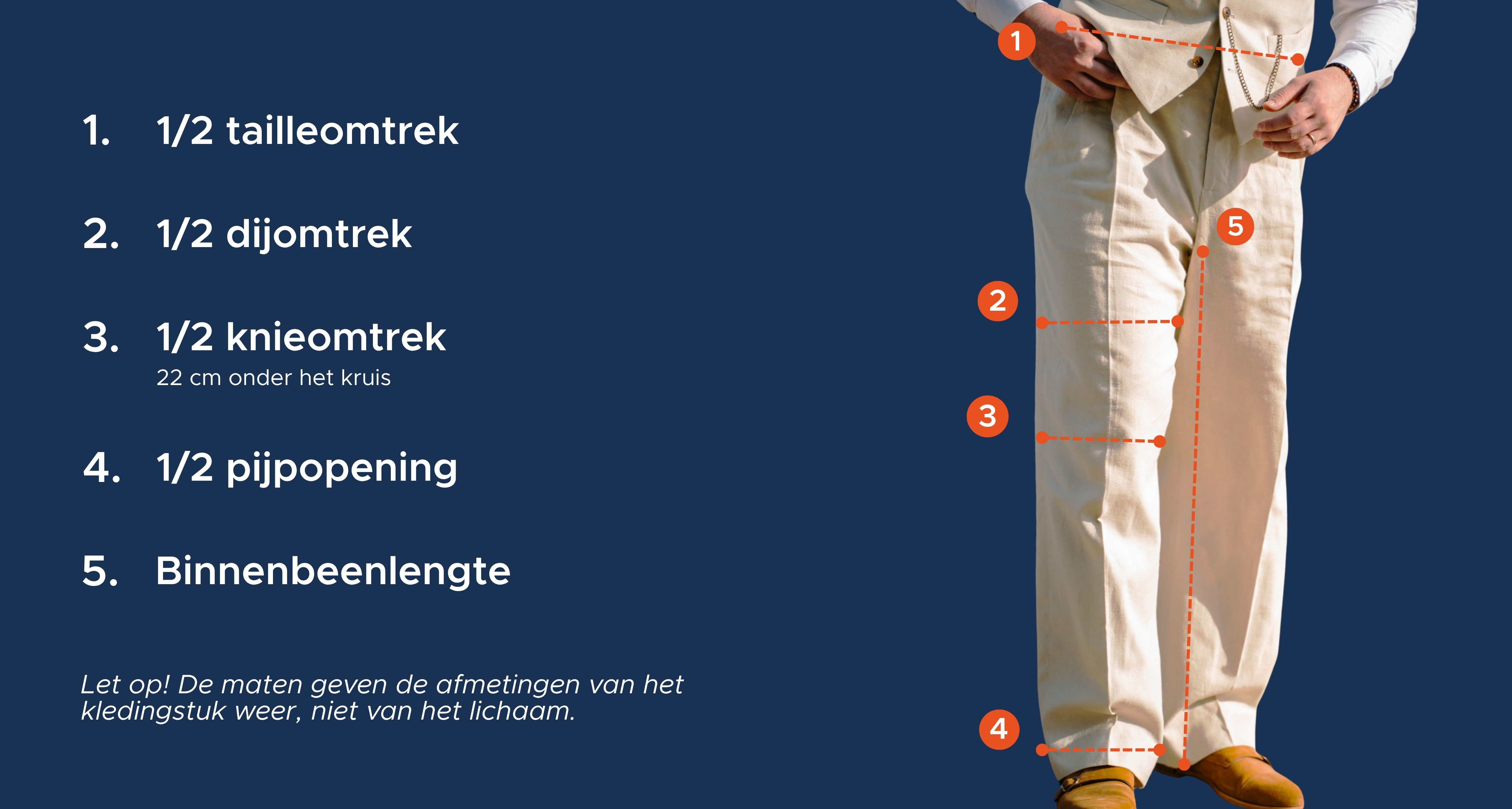 Maattabel Overhemd THE NINES